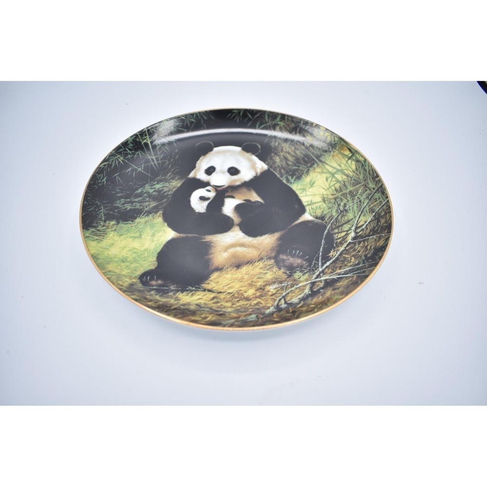 1989 W.L. George Collector Plate The Panda Last Of Their Kind w/Box & COA - Picture 4 of 7